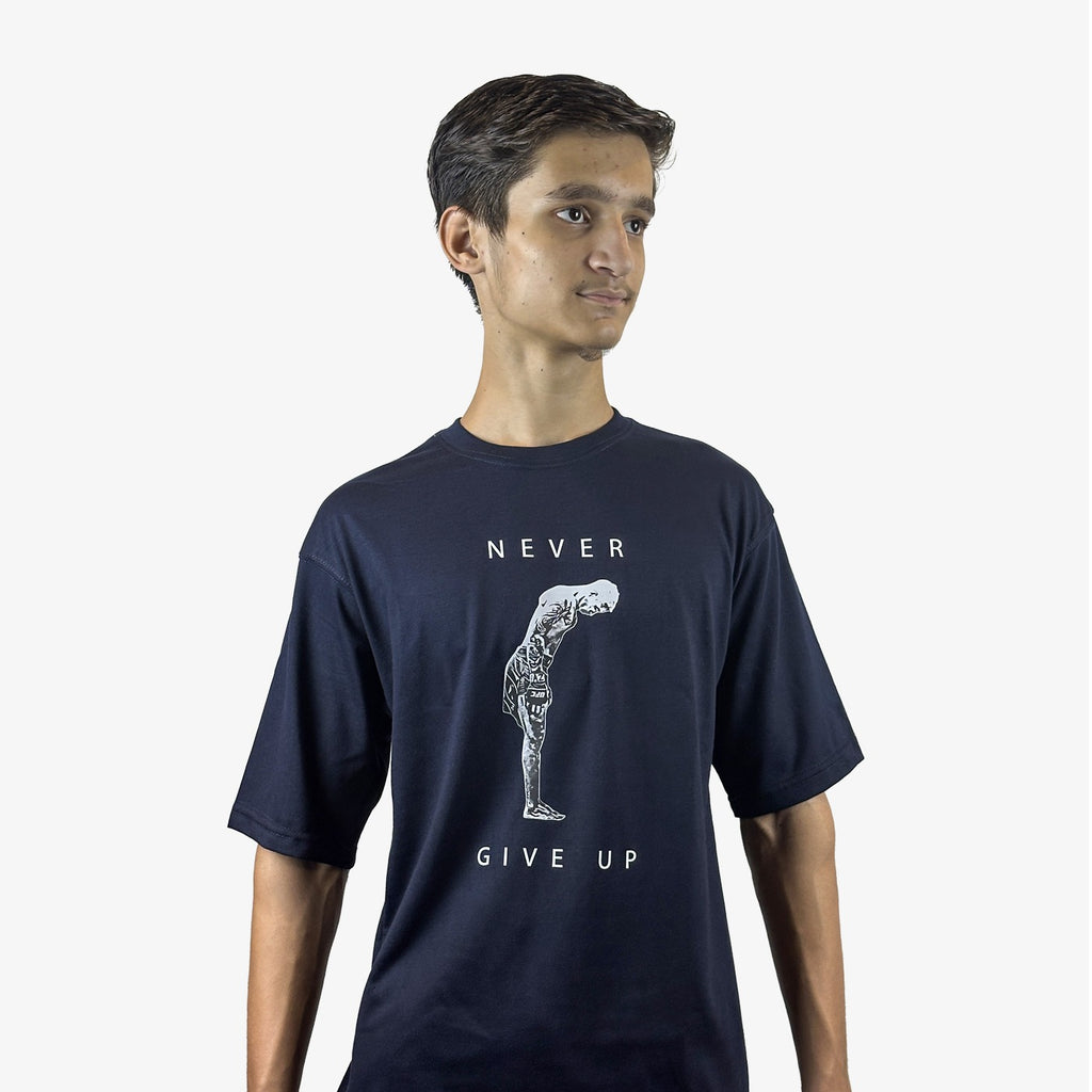 Never Give Up Drop Shoulder