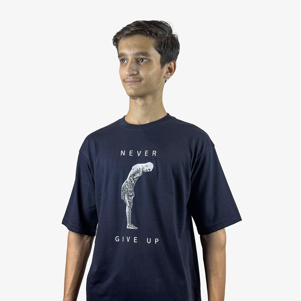 Never Give Up Drop Shoulder